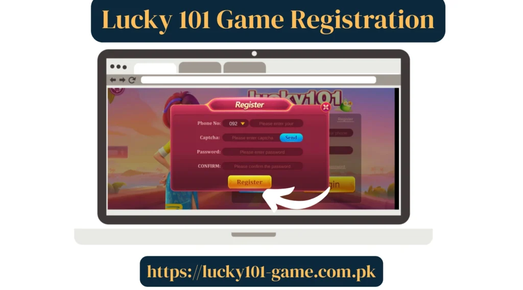 Lucky 101 Game registration
